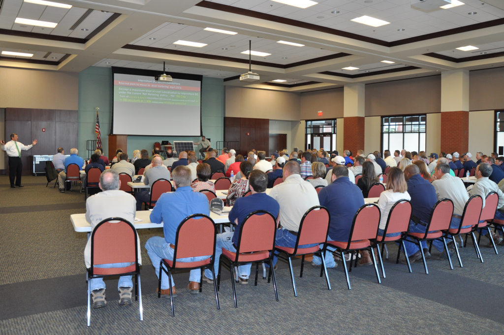 Flint Energies CEO Bob Ray speaks to employees taking the Solar 101 class. 