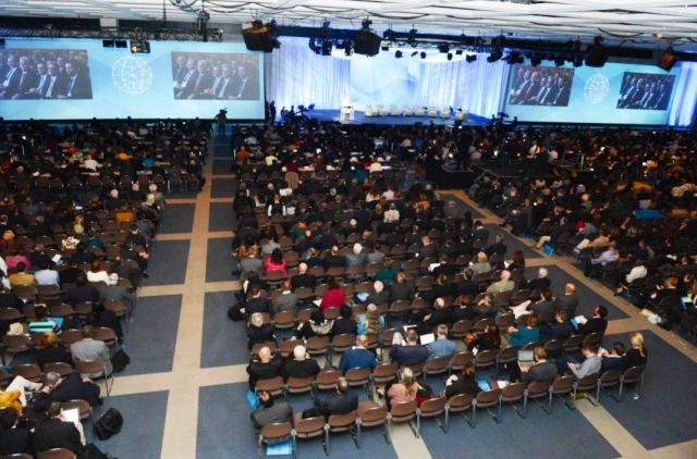 Nearly 3,000 co-op representatives from around the world gather in Quebec City for the third International Summit of Cooperatives. (Photo By: Sommet international des coopératives)
