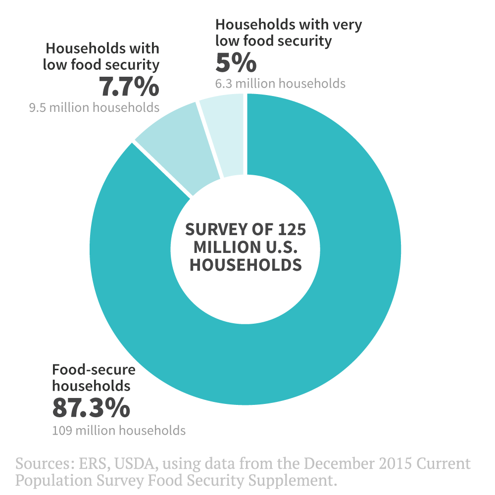 <h3>Food Security Status of U.S. Households in 2015</h3>