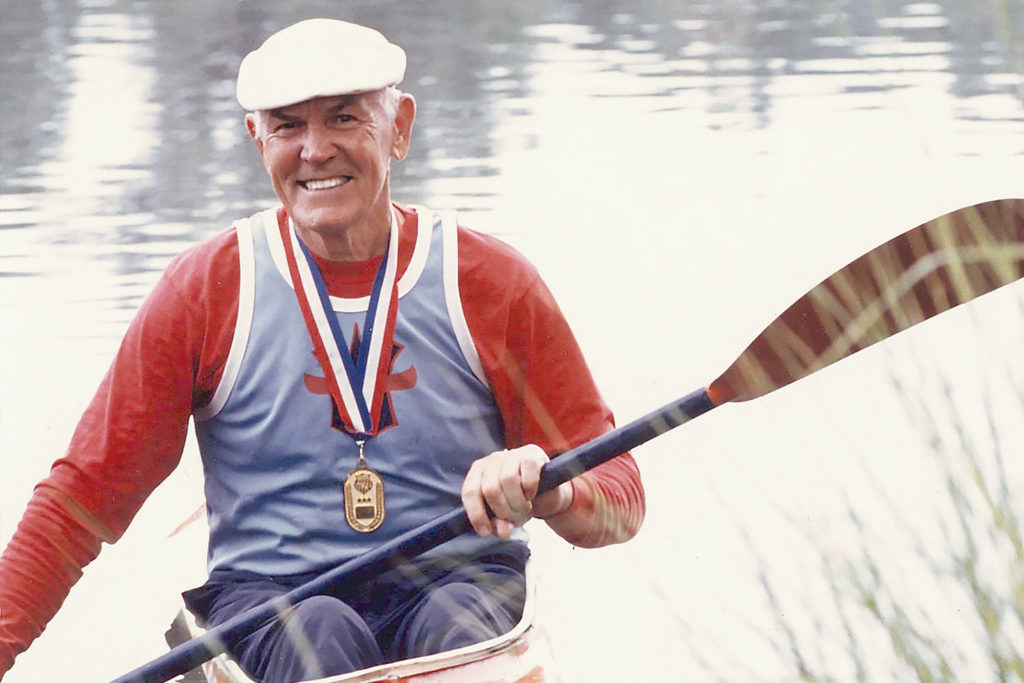 Frank Havens canoeing in Harborton, Va. (Photo Courtesy: Priscilla Knight)