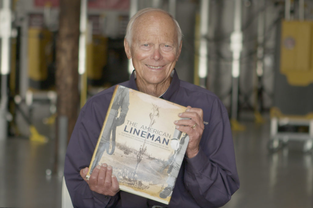 Alan Drew, a former PG&E lineman and now an instructor at a lineman’s college, pays tribute to the trade in his new book. (Photo Courtesy of Alan Drew)