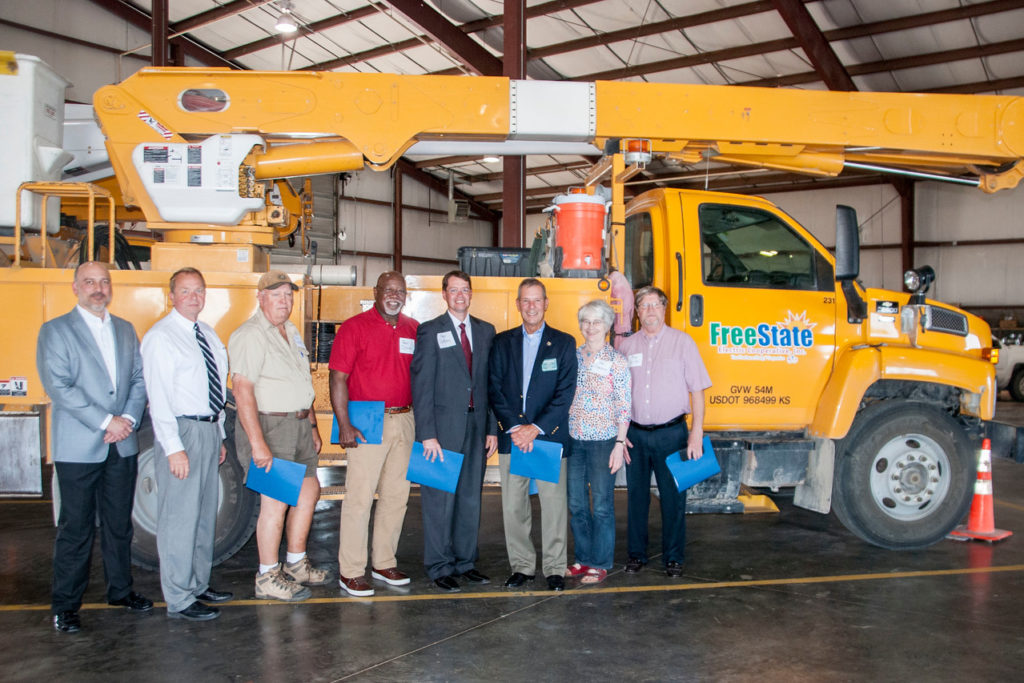 Kansas co-op leaders and state lawmakers met at FreeState Electric Cooperative (Photo By: KEC)
