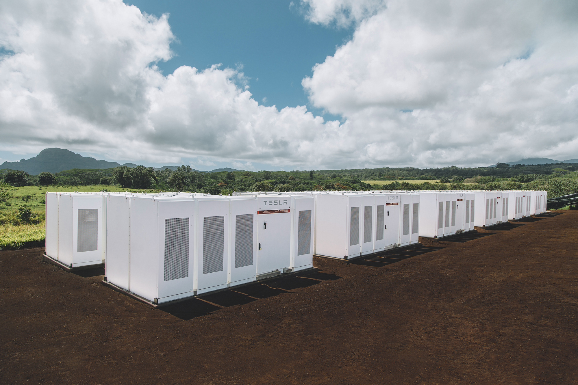 This Tesla Powerpack helped KIUC earn the top spot for the most new energy storage watts per member in the new SEPA Top 10. (Photo By: KIUC)