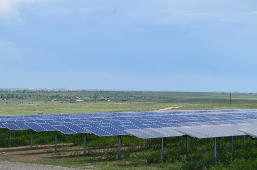 NRECA’s SUNDA project helped Poudre Valley REA make the Coyote Ridge Community Solar Farm accessible to all co-op members. (Photo By: Poudre Valley REA)