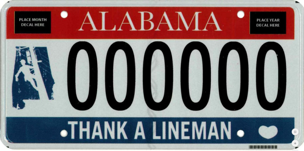 Alabama drivers can now commit to order this new license plate. (Photo By: Alabama Department of Revenue, Motor Vehicle Division)
