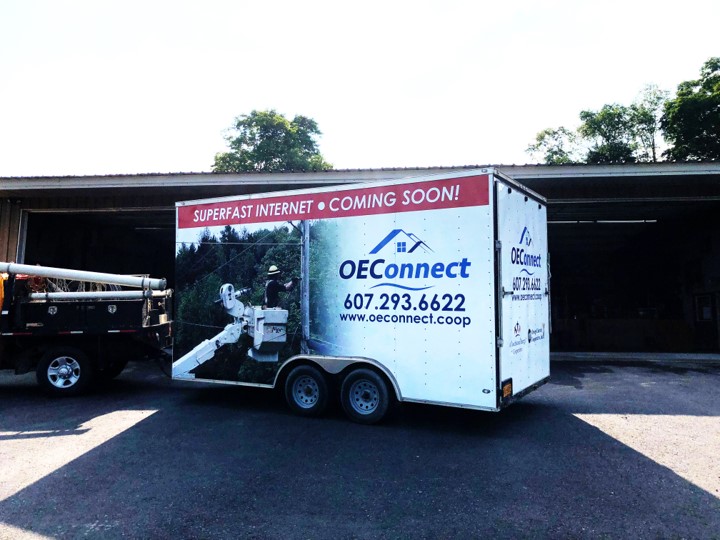 Co-ops that accept any government grants, like Otsego Electric to build broadband, may find their tax-exempt status at risk. NRECA is working with Congress on a solution. (Photo By: Otsego Electric)