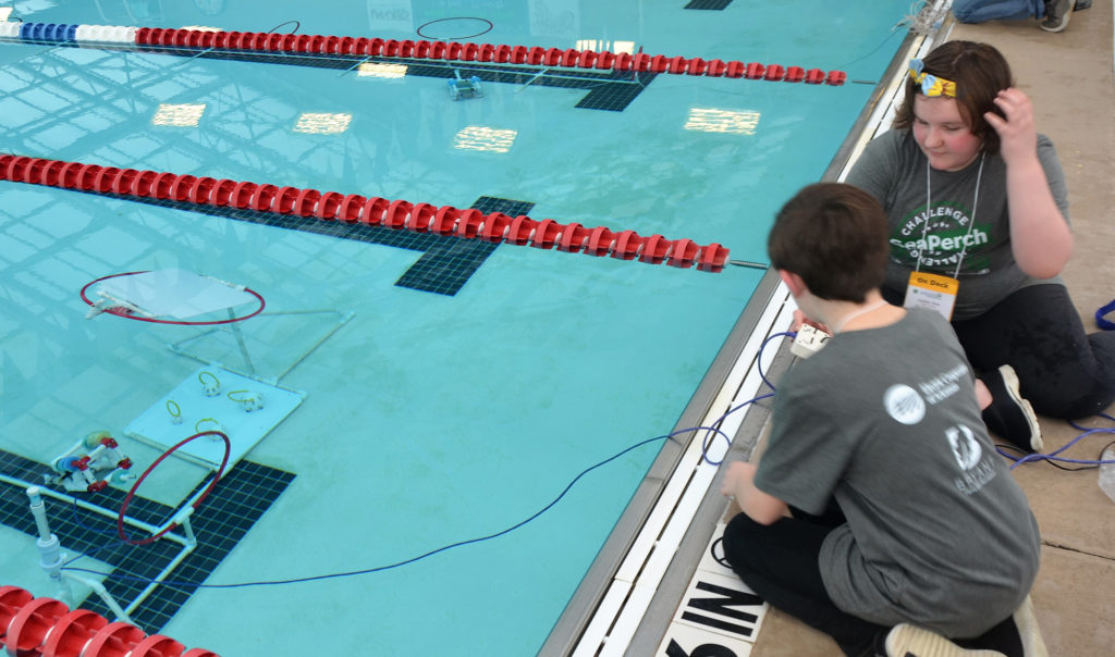 More than 100 students recently participated in SeaPerch competitions sponsored by Arkansas’ electric cooperatives. (Photo By: AECI)