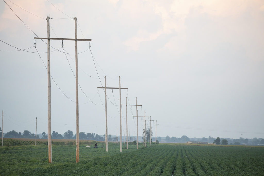 Seven electric co-ops will receive RUS loans totaling $122 million to build and upgrade power lines and other infrastructure to serve members with reliable power. (Photo By: Denny Gainer/NRECA)