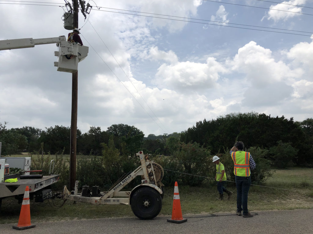Bandera Electric Cooperative is extending its fiber network to the homes of BEC Fiber subscribers to provide high-speed broadband service. (Photo By: BEC)