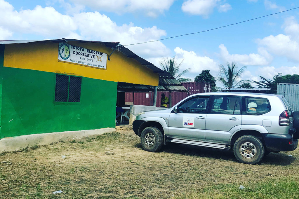 The Totota Electric Cooperative in Liberia has become self-sufficient less than two years after it was created with help from U.S. co-ops and NRECA International. (Photo By: NRECA International)