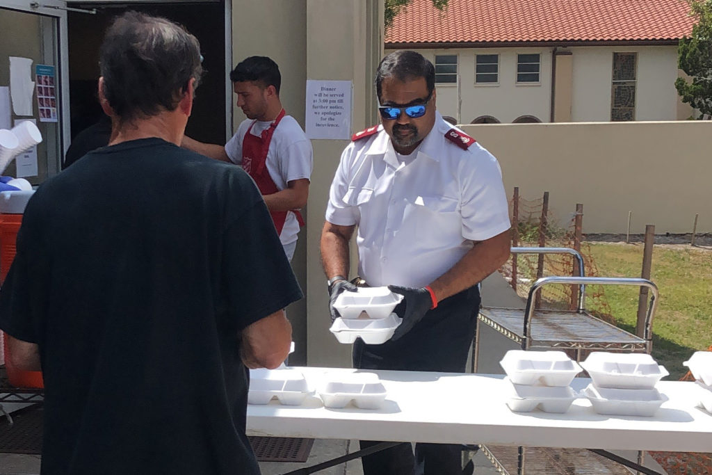 An emergency grant from PRECO’s Operation Round Up Foundation will help a Salvation Army  chapter in Florida buy meals to meet a spike in demand during the COVID-19 pandemic.  (Photo By: Kelly French)