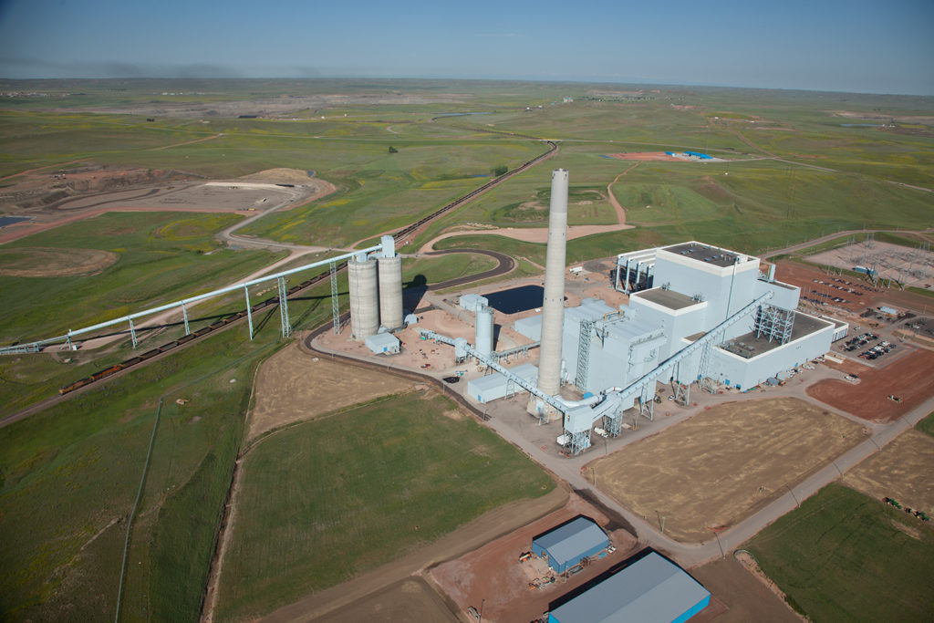 Basin Electric’s Dry Fork Station is near a site being developed for a carbon storage project that could eventually hold 50 million tons of CO2. (Photo By: BEPC) 