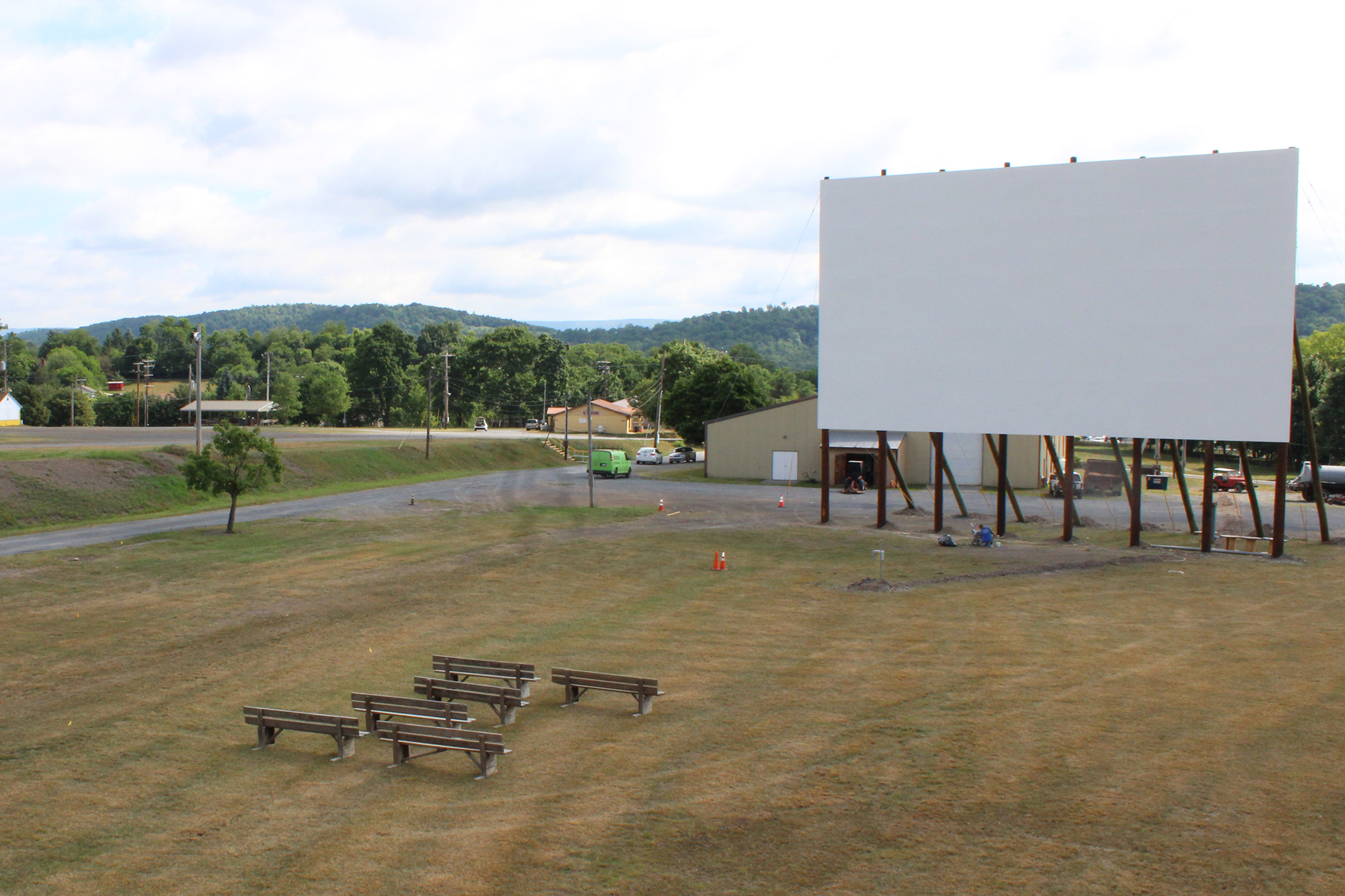 Pennsylvania Electric Co Op Helps Build Drive In Movie Theater