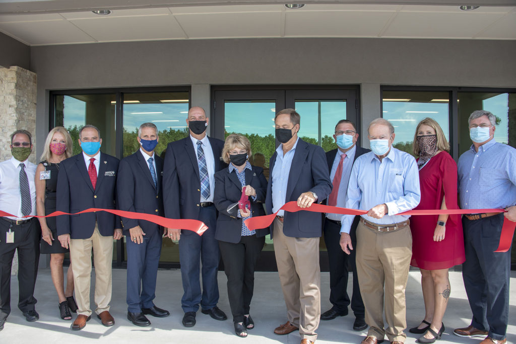 Withlacoochee River EC leaders, public officials and mental health advocates celebrate the grand opening of Vincent House in Pasco County. (Photo By: Ryan Hart)