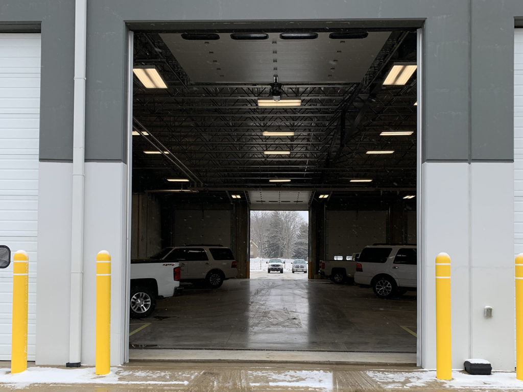 Midwest Energy & Communications will temporarily allow its local public health department to use one of its drive-thru bays at its headquarters for a drive-in COVID-19 vaccination site. (Photo By: MEC) 