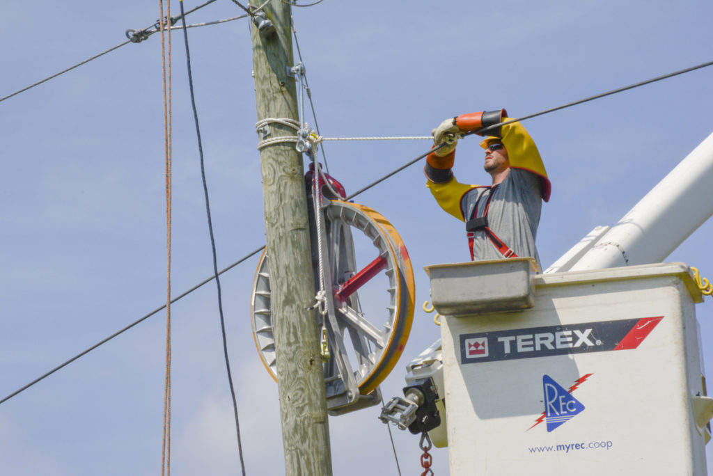 NRECA urges the Treasury Department to release COVID-19 relief funds to states and localities without restrictions that could inhibit vital broadband projects. (Photo Courtesy: Rappahannock Electric Cooperative)