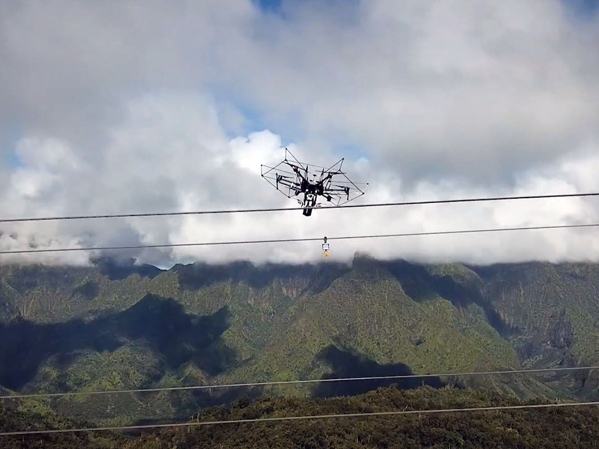 Konvention Færøerne Jeg er stolt Co-op Uses Drone to Install Bird Diverters on Power Lines - America's  Electric Cooperatives