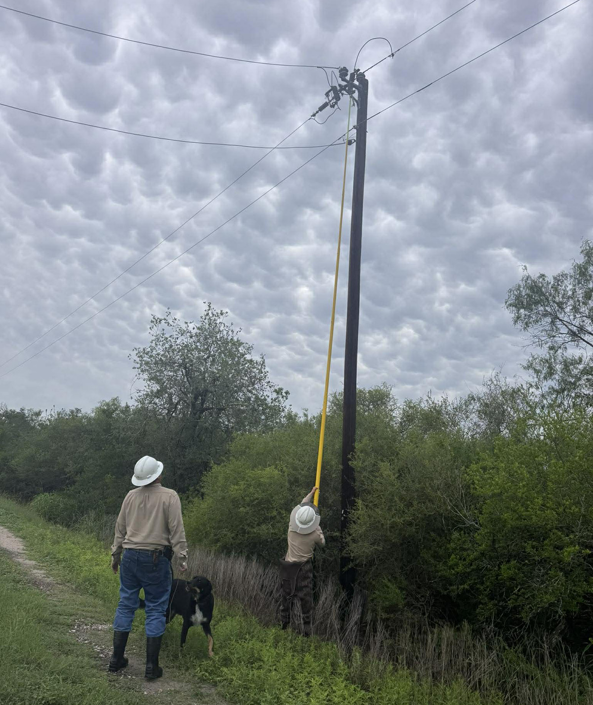Linemen Use Paddle Board to Cross Floodwaters, Restore Power - America ...